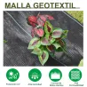 Malla Antihierbas Malla Geotextil 1x50 m Malla de Jardín contra Malas Hierbas 100 g/m² Rollo de Malla Antimaleza... - Ogal.Es