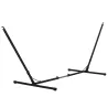 Soporte para Hamaca de Jardín Ajustable en Longitud 313-388x109x116 cm Estructura de Metal para Interiores y Ext... - Ogal.Es