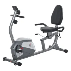 Bicicleta Estática con Respaldo, 8 Niveles Resistencia Magnética, Bicicleta Estática para Casa, con Volante, Asi... - Ogal.Es