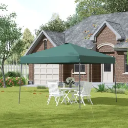 Cenador Plegable 3x3m Carpa de Jardín con Bolsa de Transporte con Ruedas Impermeable y Marco de Acero Gazebo par... - Ogal.Es