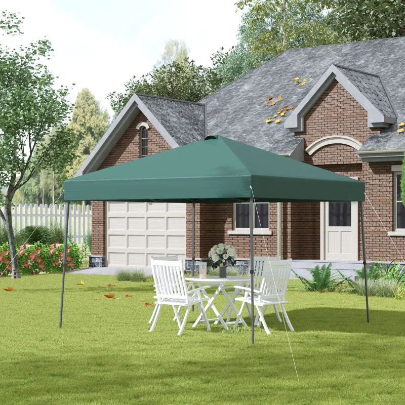 Cenador Plegable 3x3m Carpa de Jardín con Bolsa de Transporte con Ruedas Impermeable y Marco de Acero Gazebo par... - Ogal.Es