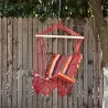 Silla Hamaca Colgante Tejido de Algodón Poliéster Carga 100 kg Sillón Colgante para Interior Exterior Terraza 10... - Ogal.Es