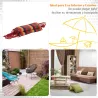 Silla Hamaca Colgante Tejido de Algodón Poliéster Carga 100 kg Sillón Colgante para Interior Exterior Terraza 10... - Ogal.Es