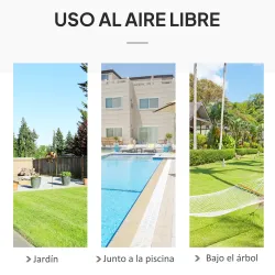 Silla Colgante Redondo de Ø60 cm Silla Hamaca Columpio con Cojín y Cuerda de Algodón para Interior y Exterior Ca... - Ogal.Es