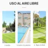 Silla Colgante Redondo de Ø60 cm Silla Hamaca Columpio con Cojín y Cuerda de Algodón para Interior y Exterior Ca... - Ogal.Es