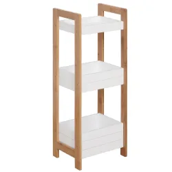 Estantería de Baño con 3 Estantes Organizador de Almacenaje Bambú para Cocina Sala de Estar Lavadero 27,5x20,8x7... - Ogal.Es