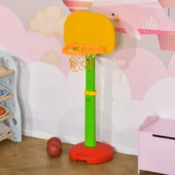Canasta de Baloncesto Infantil con Altura Ajustable 2 Pelotas y Bomba de Aire para Niños +3 Años Juguetes Deport... - Ogal.Es