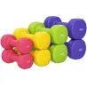 Juego de 8 Mancuernas Hexagonales 20 KG de 4 Pares 4 kg 3 kg 2 kg 1 kg Mancuernas de Neopreno con Revestimiento ... - Ogal.Es