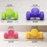Juego de 8 Mancuernas Hexagonales 20 KG de 4 Pares 4 kg 3 kg 2 kg 1 kg Mancuernas de Neopreno con Revestimiento ... - Ogal.Es