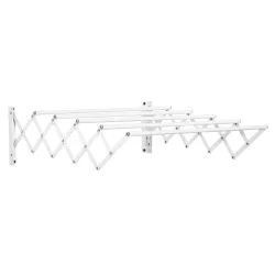 Tendedero de Pared Extensible de 63,5 cm Tendedero de Ropa de Metal con 5 Barras para Interior y Exterior Baño B... - Ogal.Es