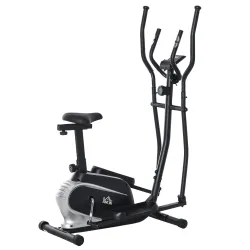 Bicicleta Elíptica con Resistencia Magnética Ajustable de 8 Niveles Bicicleta de Fitness con Sillín Regulable Pa... - Ogal.Es
