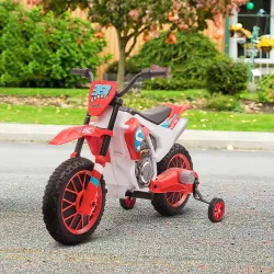 Moto Eléctrica para Niños de 3-6 Años 12V Moto de Juguete Infantil con 2 Ruedas de Equilibrio Velocidad 3-8 km/h... - Ogal.Es