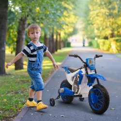 Moto Eléctrica para Niños de 3-6 Años 12V Moto de Juguete Infantil con 2 Ruedas de Equilibrio Velocidad 3-8 km/h... - Ogal.Es