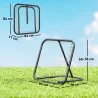 Red de Rebote Plegable Reboteador Ajustable en Ángulo de 5 Niveles para Entrenamiento de Fútbol Tenis Béisbol De... - Ogal.Es
