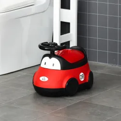 Orinal para Bebé de 6-36 Meses Orinal Infantil WC Aprendizaje Entrenamiento Portátil en Forma de Automóvil con T... - Ogal.Es