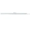 Herraje para Puerta Corredera 186 cm Kit de Accesorios para Puerta Corrediza de Madera con Riel de Metal - Ogal.Es