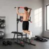 Barra de Dominadas Torre Entrenamiento Energía Power Tower Estación Pull Up Multifuncional Altura Ajustable 181-... - Ogal.Es