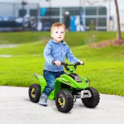 Quad Eléctrico para Niños de 18-36 Meses Vehículo Eléctrico Cuatrimoto a Batería 6V con Avance y Retroceso Carga... - Ogal.Es