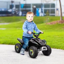 Quad Eléctrico para Niños de 18-36 Meses Vehículo Eléctrico Cuatrimoto a Batería 6V con Avance y Retroceso Carga... - Ogal.Es