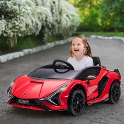 Coche Eléctrico para Niños de +3 Años Lamborghini SIAN Coche de Batería 12V con Mando a Distancia Apertura de Pu... - Ogal.Es