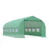 Invernadero de Exterior Invernadero de Túnel 6x3x2 m Invernadero de Jardín Grande con 12 Ventanas y Puerta Enrol... - Ogal.Es