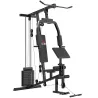 Multiestación Máquina de Musculación con Estribo para Piernas Poleas y Placas de Peso de 45 kg para Entrenamient... - Ogal.Es