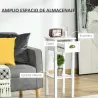 Mesa Auxiliar Moderna, Mesa Auxiliar para Sofá, con Cajón y Estante, Mesita de Noche para Salón, Dormitorio, 30x... - Ogal.Es