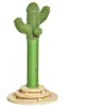 Poste Rascador para Gatos en Forma de Cactus Pequeño Árbol Rascador para Gatos con Poste de Sisal y Felpa Pelota... - Ogal.Es