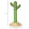 Poste Rascador para Gatos en Forma de Cactus Pequeño Árbol Rascador para Gatos con Poste de Sisal y Felpa Pelota... - Ogal.Es