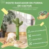 Poste Rascador para Gatos en Forma de Cactus Pequeño Árbol Rascador para Gatos con Poste de Sisal y Felpa Pelota... - Ogal.Es