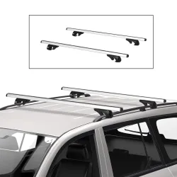 Barras de Techo Universales para Vehículos de Aluminio Bacas Portaequipajes Coche Automóvil Baca para Coche Univ... - Ogal.Es