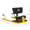 3-en-1 Máquina Equipo de Sentadilla para Ejercicios Abdominales Tablero Supino Multifuncional Máquina de Piernas... - Ogal.Es