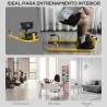3-en-1 Máquina Equipo de Sentadilla para Ejercicios Abdominales Tablero Supino Multifuncional Máquina de Piernas... - Ogal.Es
