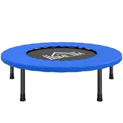 Cama Elástica Fitness Ø81 cm Trampolín de Acero con Borde Protector y 28 Resortes para Ejercicios en Interior y ... - Ogal.Es