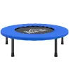 Cama Elástica Fitness Ø81 cm Trampolín de Acero con Borde Protector y 28 Resortes para Ejercicios en Interior y ... - Ogal.Es