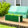 Arriate de Jardín de Acero Incluye Guantes Huerto Urbano Jardinera Macetero Rectangular para Cultivos Plantas Fl... - Ogal.Es