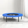 Cama Elástica Fitness Ø81 cm Trampolín de Acero con Borde Protector y 28 Resortes para Ejercicios en Interior y ... - Ogal.Es