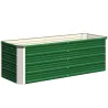 Arriate de Jardín de Acero Incluye Guantes Huerto Urbano Jardinera Macetero Rectangular para Cultivos Plantas Fl... - Ogal.Es