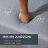 Sofá Cama de 3 Plazas Moderno 173x75x73 cm Sofá Cama Plegable Tapizado en Lino Sintético con Respaldo Ajustable ... - Ogal.Es