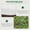 Invernadero de Túnel 6x3x2 m Invernadero de Jardín con Puerta Enrollable 12 Ventanas Cubierta de PE 140 g/m² y M... - Ogal.Es