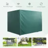 Funda Balancín Jardín, Funda Columpio Jardín Exterior, Cubierta de Columpio con Cremallera, Impermeable, 215x155... - Ogal.Es