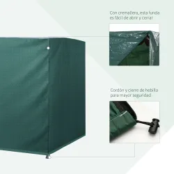 Funda Balancín Jardín, Funda Columpio Jardín Exterior, Cubierta de Columpio con Cremallera, Impermeable, 215x155... - Ogal.Es