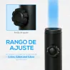 Soporte de Parasol para Suelo de Cemento con 2 Botones de Bloqueo y 4 Tornillos de Expansión Base de Sombrilla p... - Ogal.Es