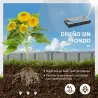 Huerto Urbano Arriate de Jardín de Acero Incluye Guantes Jardinera Exterior Rectangular para Cultivos Plantas Fl... - Ogal.Es