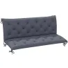 Cojín para Banco de Jardín con Respaldo, 150x98x8 cm, Colchón de Banco de 3 Plazas para Interior y Exterior con ... - Ogal.Es