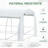 Invernadero de Exterior 6x3x2 m Invernadero de Túnel con Puerta y 12 Ventanas de Malla Enrollables Invernadero d... - Ogal.Es
