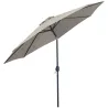 Sombrilla de Jardín Ø295x250 cm con Manivela Parasol Exterior con Mecanismo de Inclinación y Poste Desmontable d... - Ogal.Es