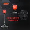 Saco de Boxeo de Pie con Altura Ajustable 133-151 cm Saco de Boxeo con Base Rellenable Guantes e Inflador Negro ... - Ogal.Es