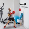 Bola de Velocidad de Boxeo Montado en Pared Altura Ajustable con Barra Giratoria e Inflador Punching Ball para A... - Ogal.Es