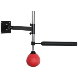 Bola de Velocidad de Boxeo Montado en Pared Altura Ajustable con Barra Giratoria e Inflador Punching Ball para A... - Ogal.Es